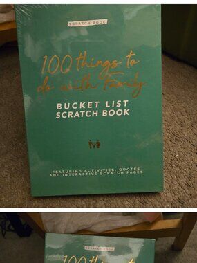 100 Things to Do with Family" Bucket List Scratch Book.